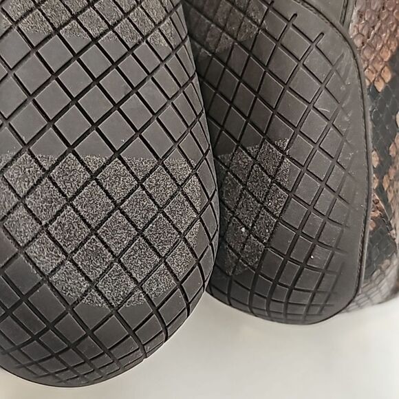 Easy Spirit Gabbie 3 Brown & Black Snake Print Slip On Ballet Flat 9.5 W - Picture 5 of 7